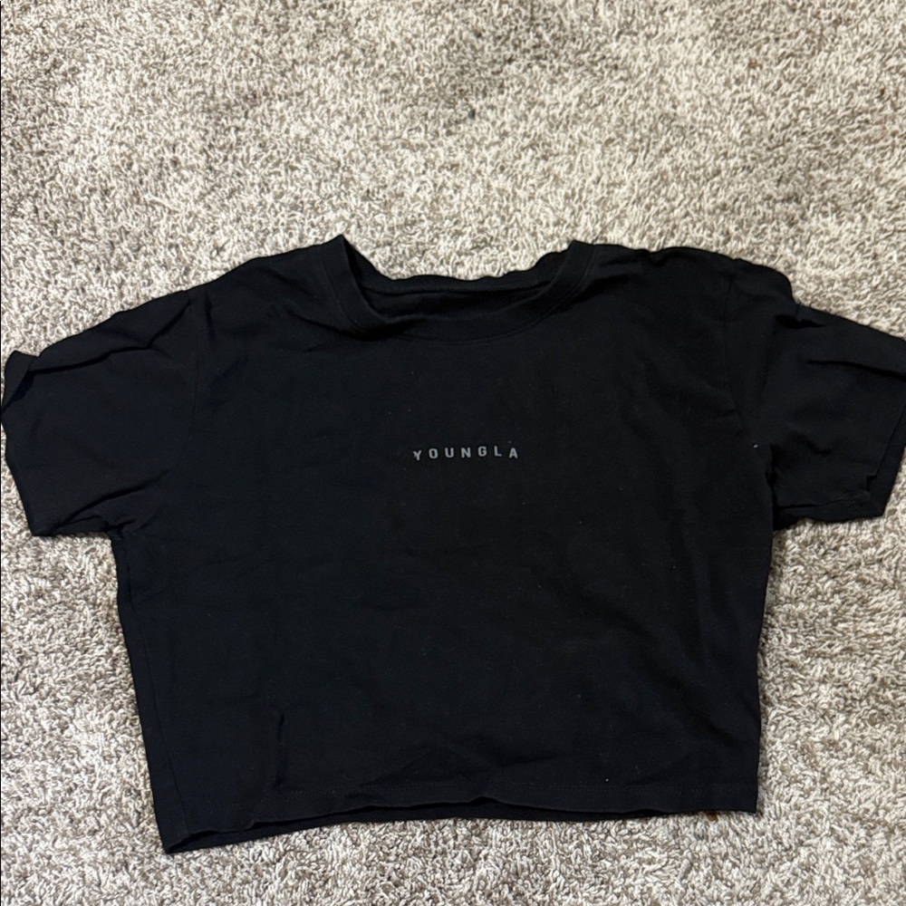 YoungLA Women's Black Crop Top